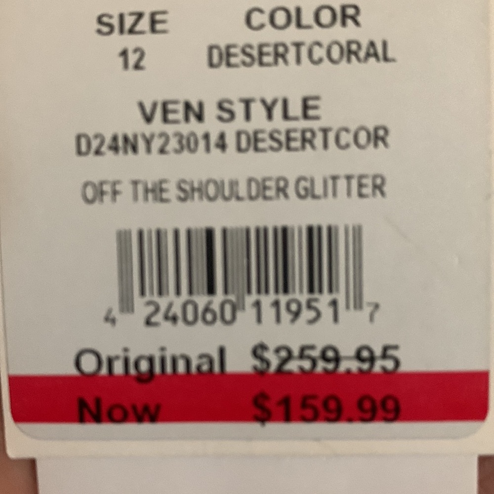 Off The Shoulder Glitter Tulle Ball Gown Prom Dress NWT Removable Straps!! Slit - Picture 6 of 6